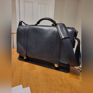 Vintage Coach Briefcase #5274 Essex Black Leather